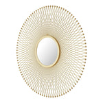 Glow Round Mirror Gold