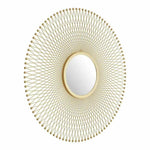 Glow Round Mirror Gold