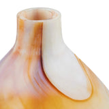 Glass Gobi Onyx Jasper Finish Vases (Set Of 2)