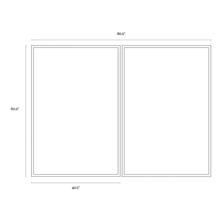 Gold Abyss 2PC Hand Painted Wall Art 40x60 - LOOMLAN - SUNPAN - Canvas Art