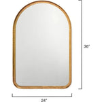 Gold Arch Wall Mirror