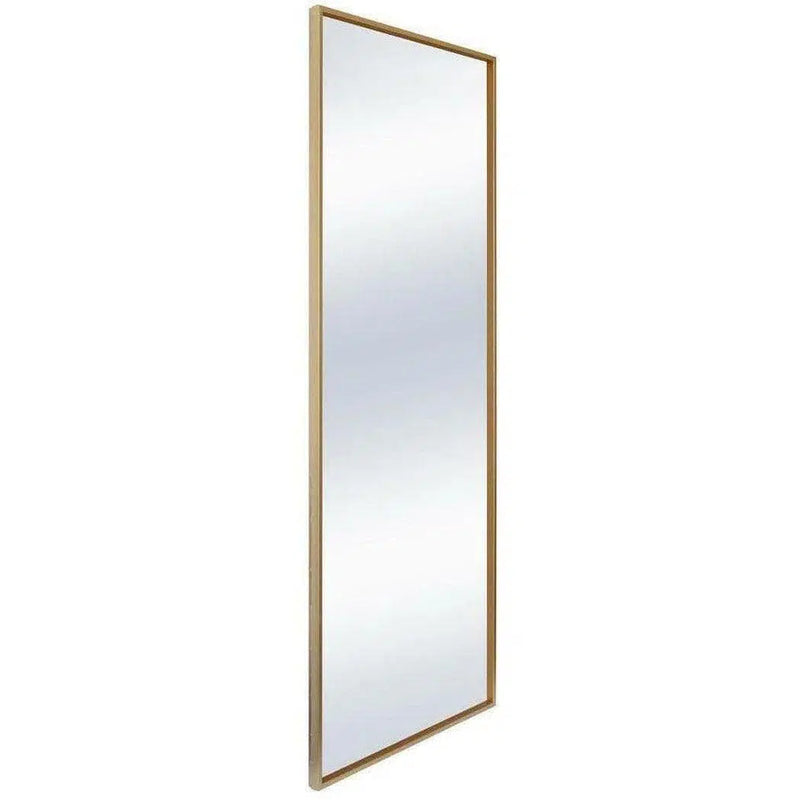 Gold Floor Mirror Leaner Style Gold Iron