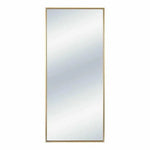 Gold Floor Mirror Leaner Style Gold Iron