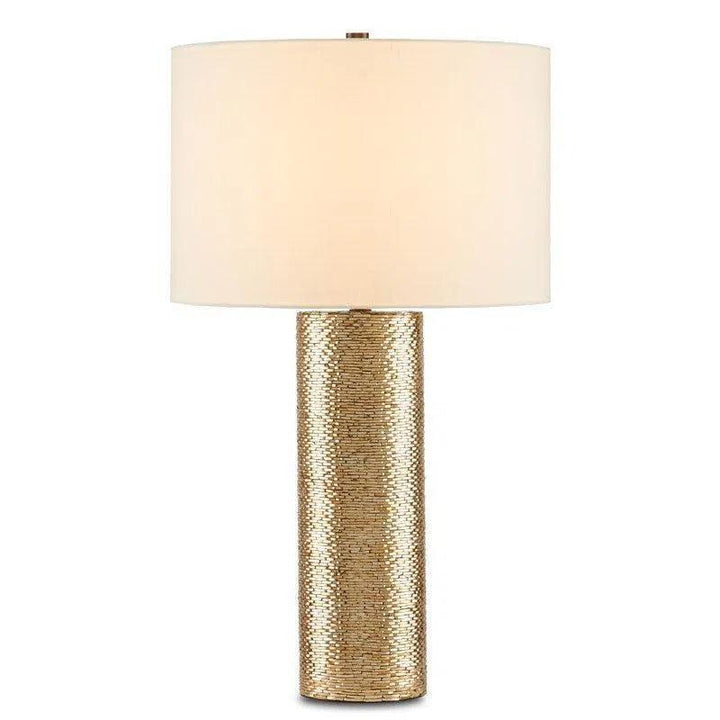 Gold Glimmer Gold Table Lamp - LOOMLAN - Currey & Co - Table Lamps