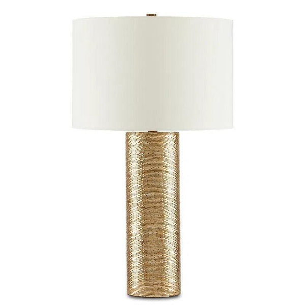 Gold Glimmer Gold Table Lamp - LOOMLAN - Currey & Co - Table Lamps