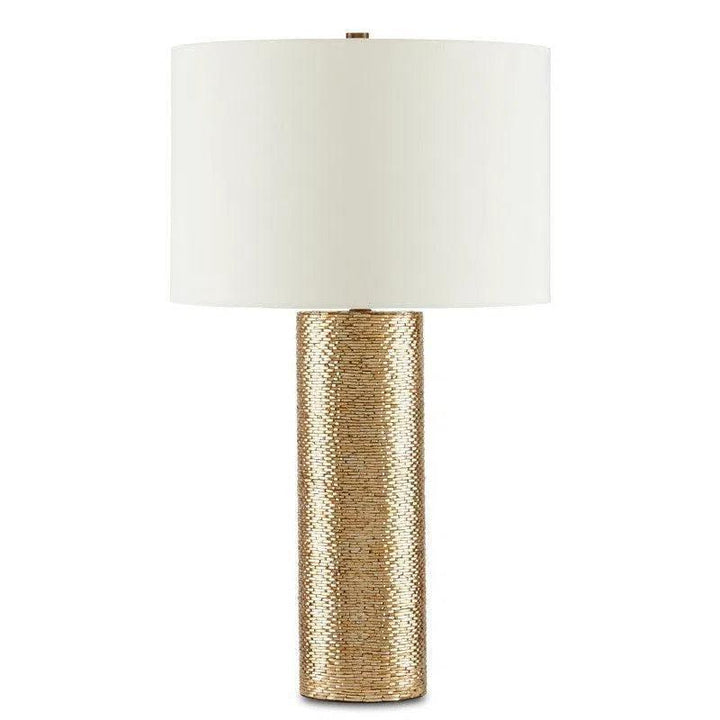 Gold Glimmer Gold Table Lamp - LOOMLAN - Currey & Co - Table Lamps