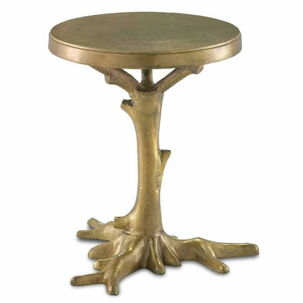 Gold Jada Accent Table Side Tables LOOMLAN By Currey & Co