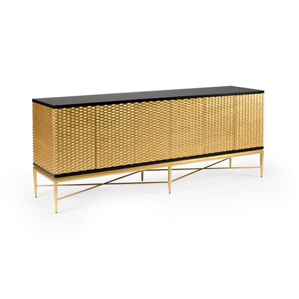 Gold James Six Door Sideboard-Sideboards-Chelsea House-LOOMLAN