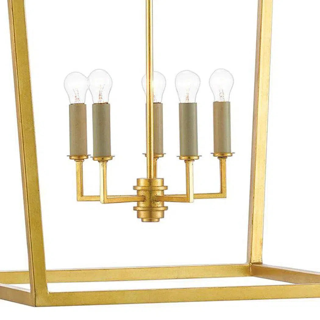 Gold Leaf Denison Gold Large Lantern