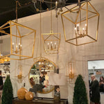 Gold Leaf Denison Gold Small Lantern