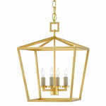 Gold Leaf Denison Gold Small Lantern