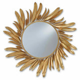 Gold Leaf Folium Mirror Wall Mirrors LOOMLAN By Currey & Co