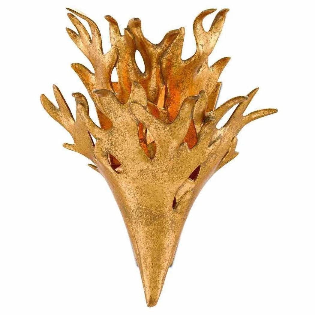 Gold Leaf Formby Wall Sconce Marjorie Skouras