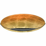 Gold Leaf French Black Pinders Flush Mount