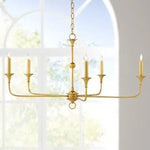 Gold Leaf Nottaway Gold Large Chandelier