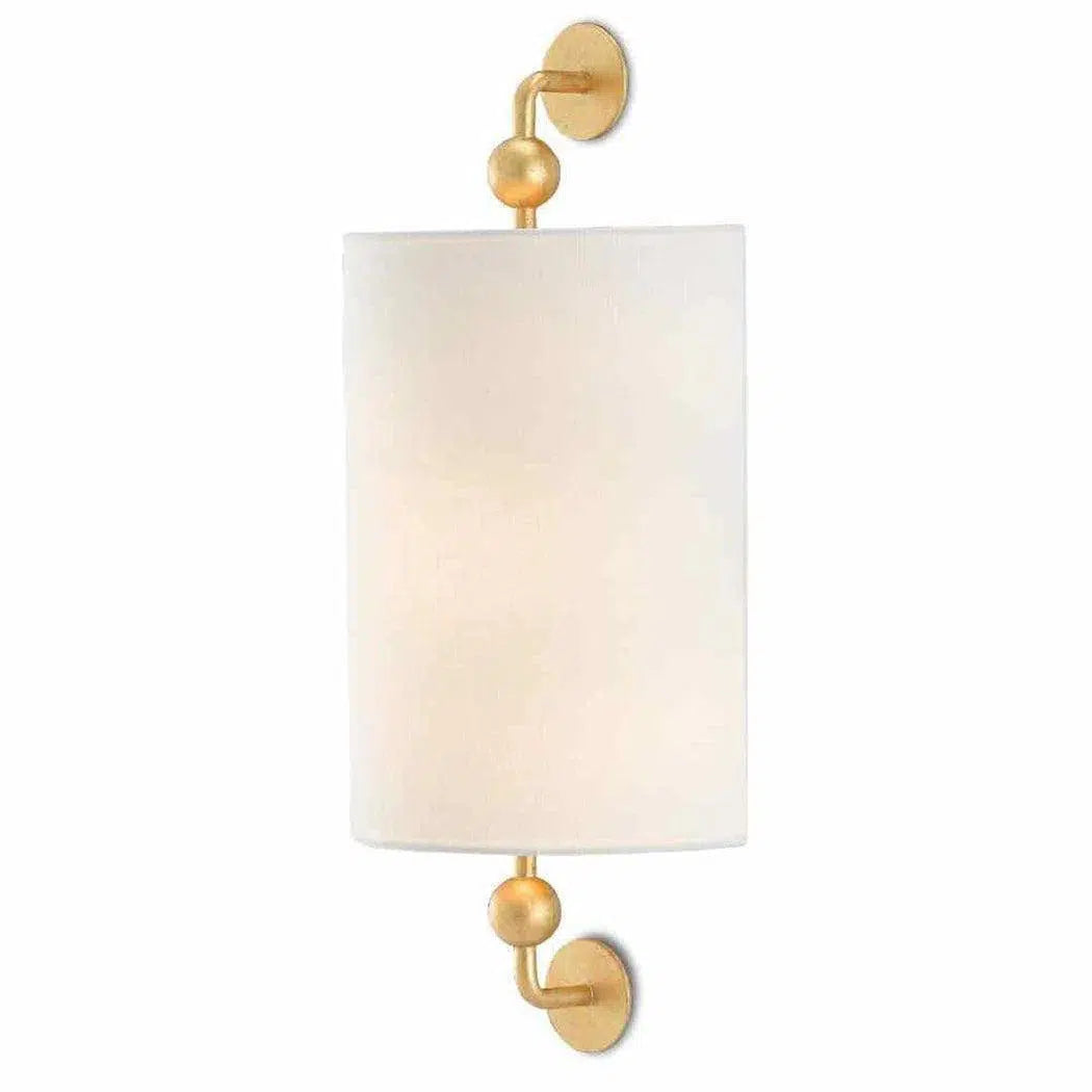 Gold Leaf Tavey Gold Wall Sconce