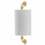 Gold Leaf Tavey Gold Wall Sconce