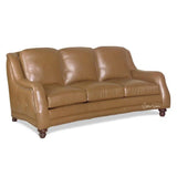 Williamsburg Modern 3 Seater Leather Couch Benchmade In the USA Sofas & Loveseats LOOMLAN By Uptown Sebastian