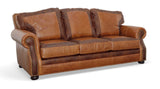 Golden Luxury - California Custom Leather Couch Sofas & Loveseats LOOMLAN By Uptown Sebastian