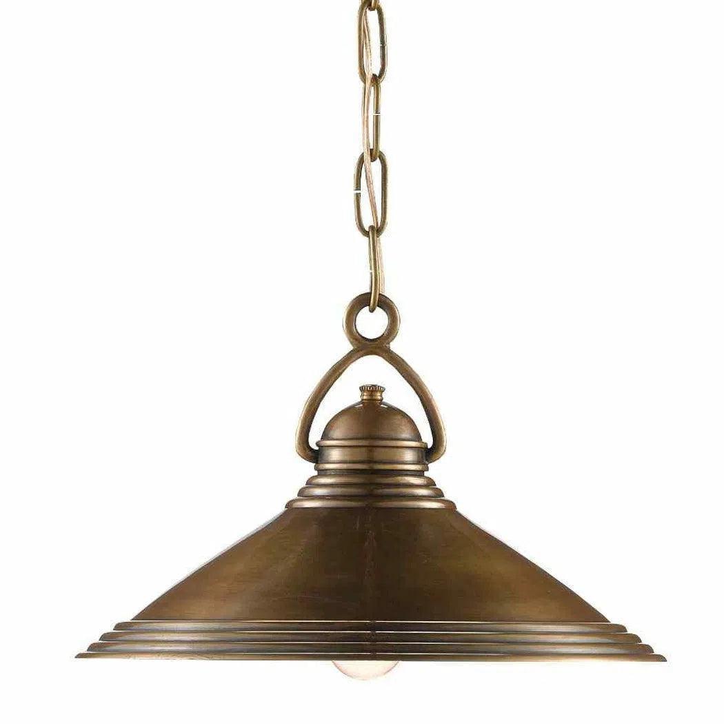 Golden Pendant Brass Weybright Pendant