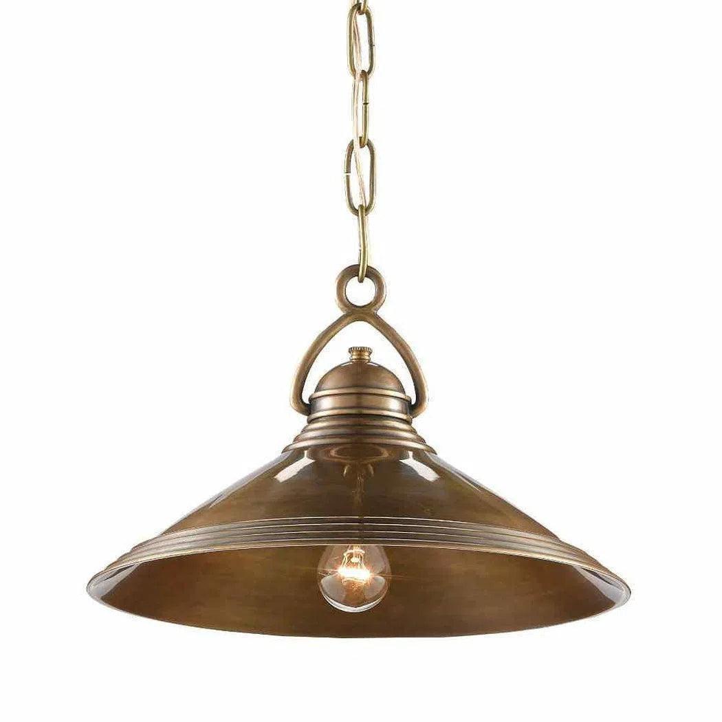 Golden Pendant Brass Weybright Pendant