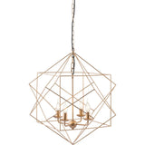 Golden Pendant Penta Ceiling Lamp Gold