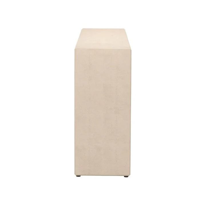 Goldsborough Shagreen Wrapped Rectangular Console Table - LOOMLAN - Chelsea House - Console Tables