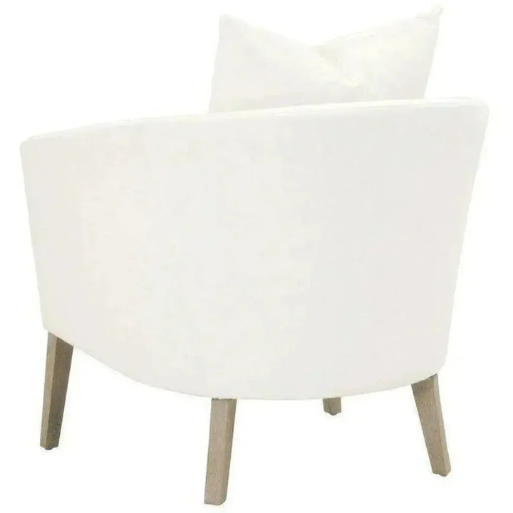 Gordon Club Chair LiveSmart White Natural Gray Oak - LOOMLAN - Essentials For Living - Accent Chairs