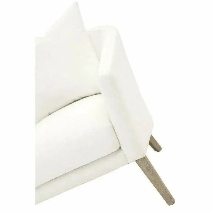 Gordon Club Chair LiveSmart White Natural Gray Oak - LOOMLAN - Essentials For Living - Accent Chairs