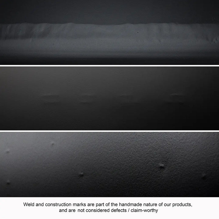 Tetris Rectangular Black Dining Table-Dining Tables-Noir-LOOMLAN