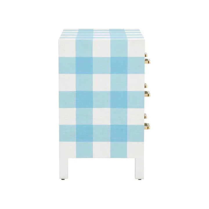Gracious Raffia Wrapped Three Drawer Chest - LOOMLAN