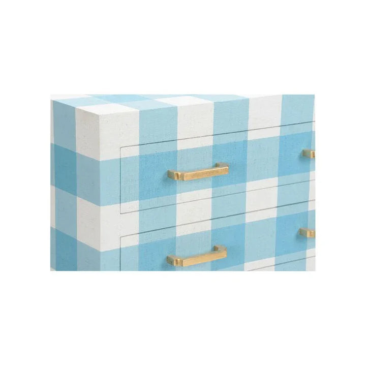 Gracious Raffia Wrapped Three Drawer Chest - LOOMLAN