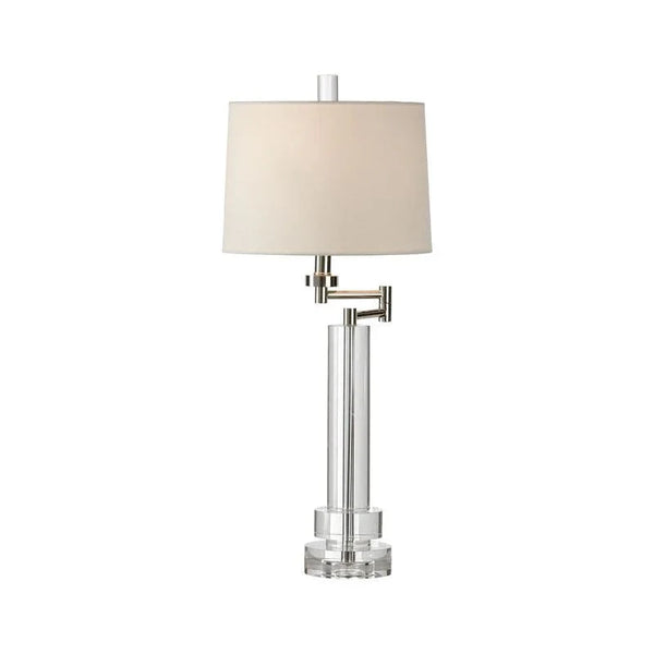 Graduated Rounds Clear Crystal Table Lamp - LOOMLAN - Wildwood - Table Lamps