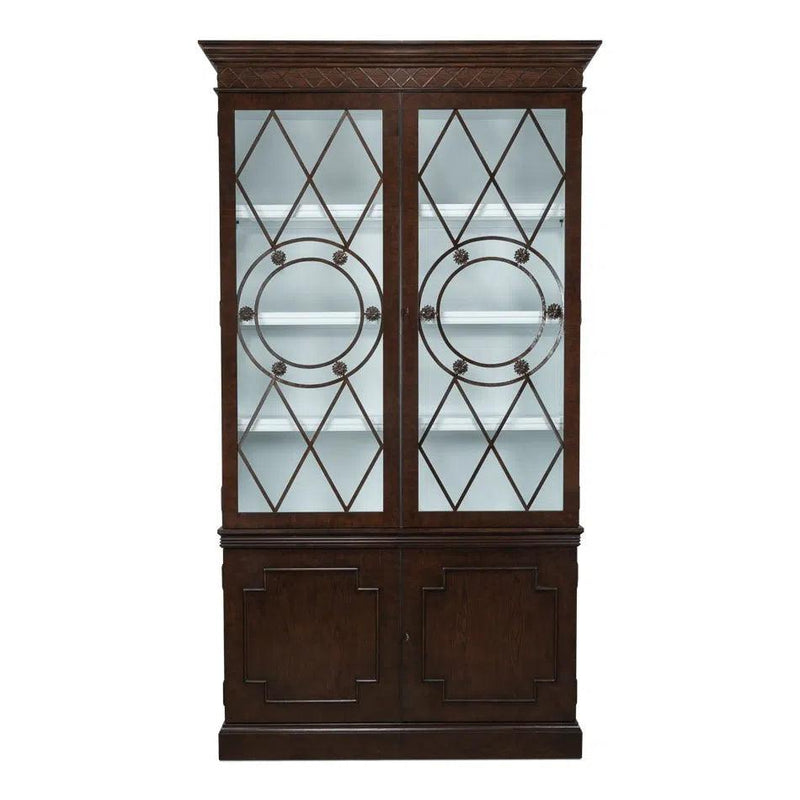 Grafton Umbria Curio Cabinet Glass Doors