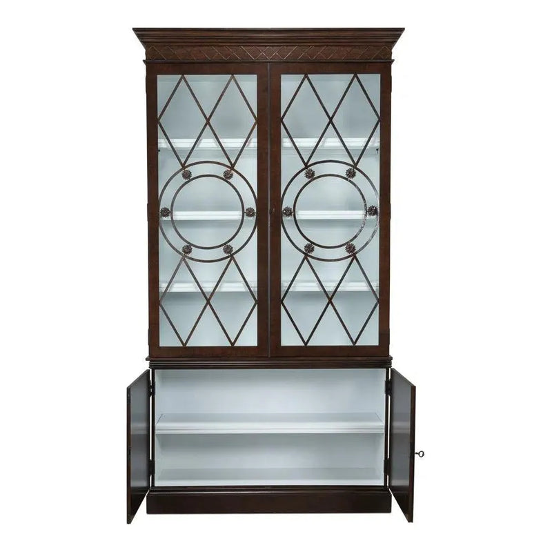 Grafton Umbria Curio Cabinet Glass Doors