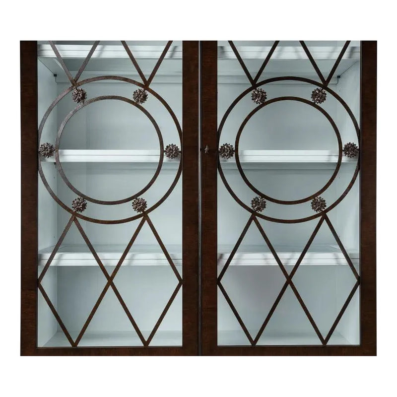 Grafton Umbria Curio Cabinet Glass Doors