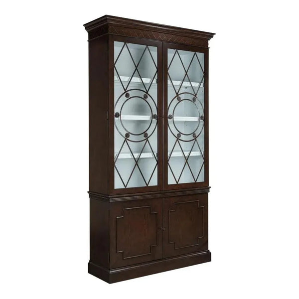 Grafton Umbria Curio Cabinet Glass Doors