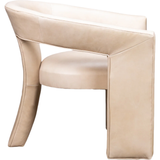 Gramercy Modern Design Leather Chair-Accent Chairs-Olivia + Quinn-LOOMLAN