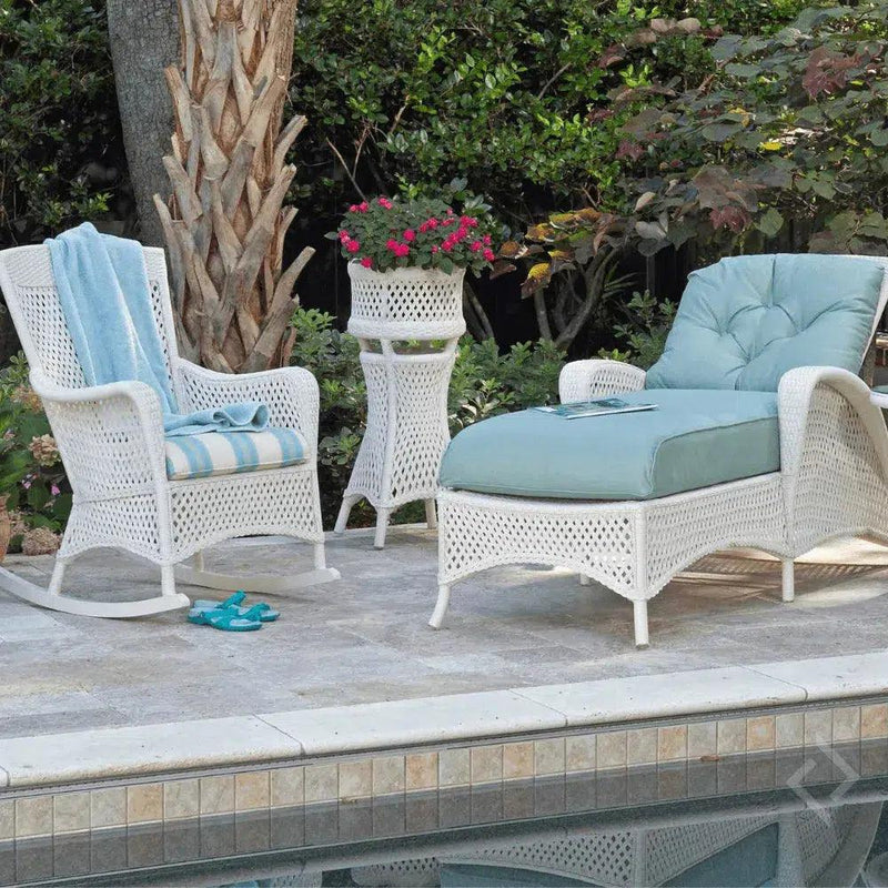 Grand Traverse 3Pc Set Chaise Lounge Rocker Chair-Outdoor Lounge Sets-Lloyd Flanders-LOOMLAN