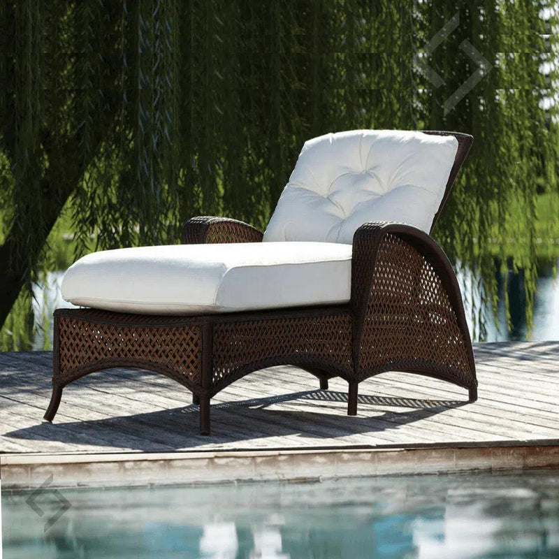 Grand Traverse 3Pc Set Chaise Lounge Rocker Chair-Outdoor Lounge Sets-Lloyd Flanders-LOOMLAN