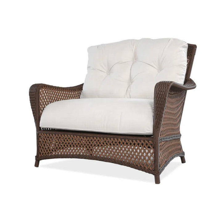 Grand Traverse Outdoor Chair & A Half Ottoman Set-Outdoor Lounge Sets-Lloyd Flanders-LOOMLAN