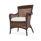 Grand Traverse Outdoor Dining Armchair With Sunbrella Cushions Outdoor Dining Chairs LOOMLAN By Lloyd Flanders