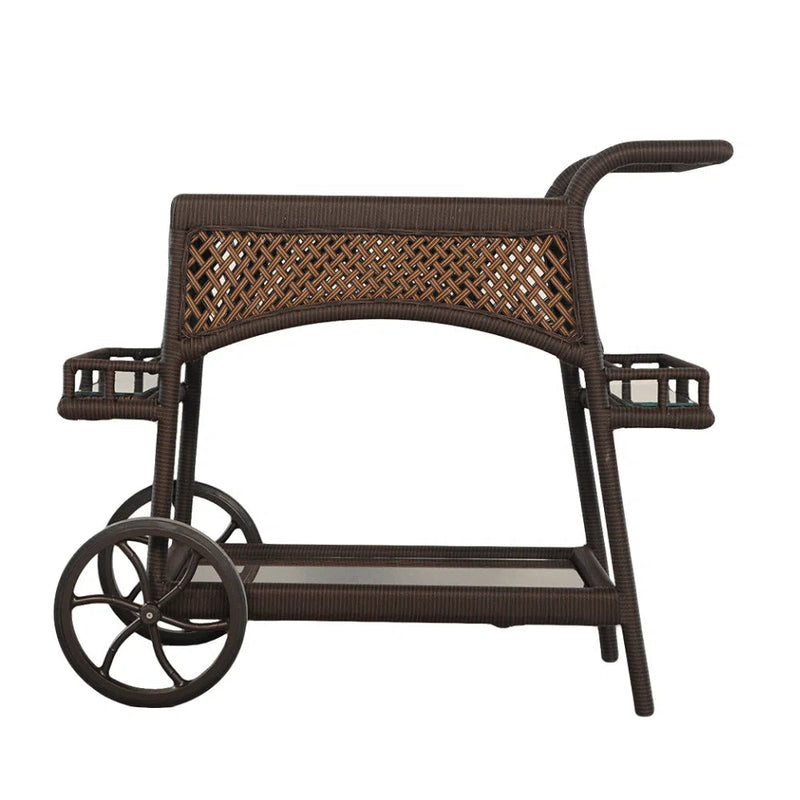 Grand Traverse Outdoor Furniture Patio Bar Cart Outdoor Accessories LOOMLAN By Lloyd Flanders