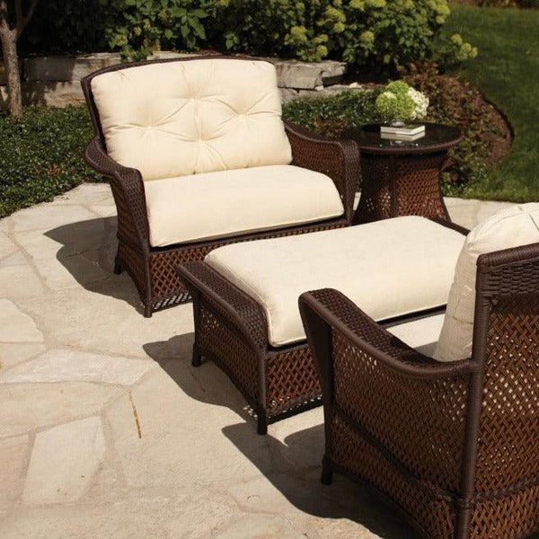 Grand Traverse Patio Lounge Chair & A Half With Sunbrella Cushions Outdoor Accent Chairs LOOMLAN By Lloyd Flanders