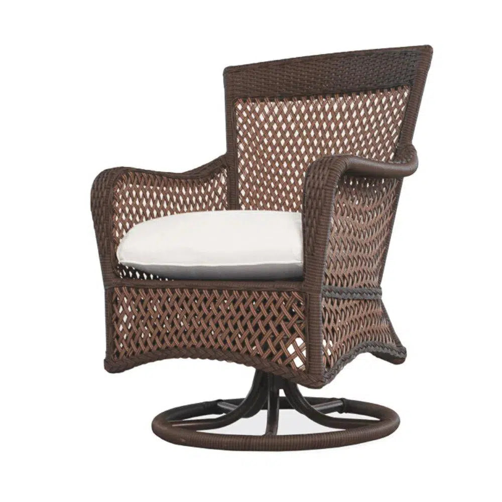 Grand Traverse Swivel Dining Armchair Sunbrella