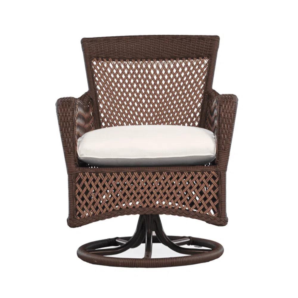 Grand Traverse Swivel Dining Armchair Sunbrella