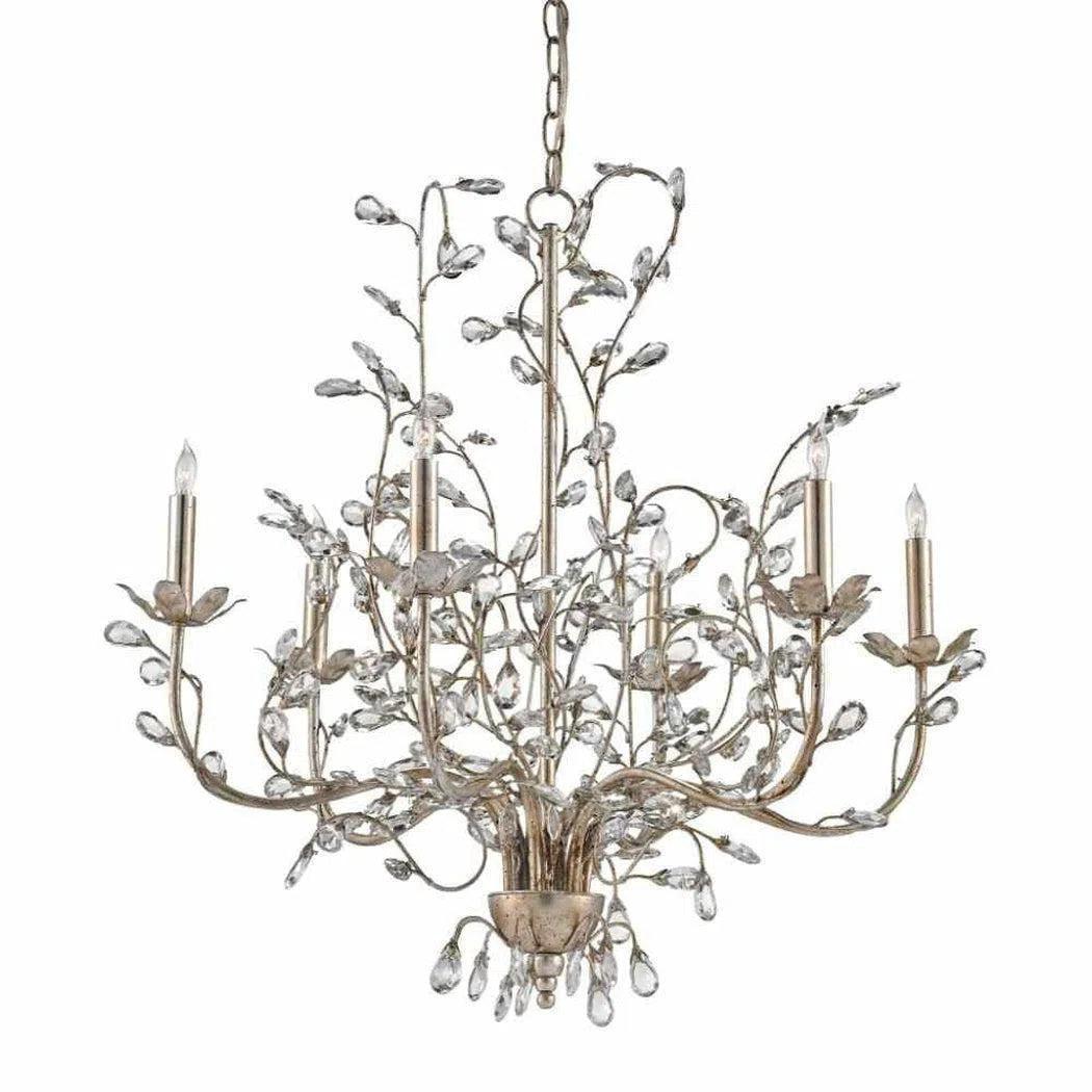 Granello Crystal Bud Silver Medium Chandelier