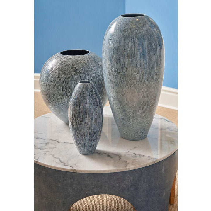 Granger Hand Glazed Porcelain Vase - LOOMLAN - Chelsea House - Vases & Jars