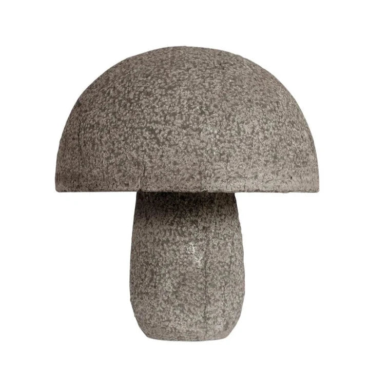 Currey & Co-Granite Stone Textured Outdoor Mushroom Sculpture-Statues & Sculptures-Medium-LOOMLAN