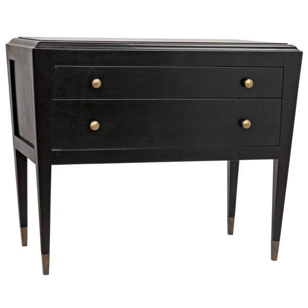 Grant Wood Black Dresser-Dressers-Noir-LOOMLAN